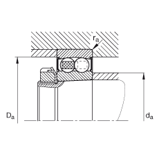���{(di��o)�����S�� 2206-K-2RS-TVH-C3, ����(j��) DIN 630 ��(bi��o)��(zh��n)����Ҫ�ߴ�, �F�����F�� 1:12���ɂ�(c��)���ܷ�